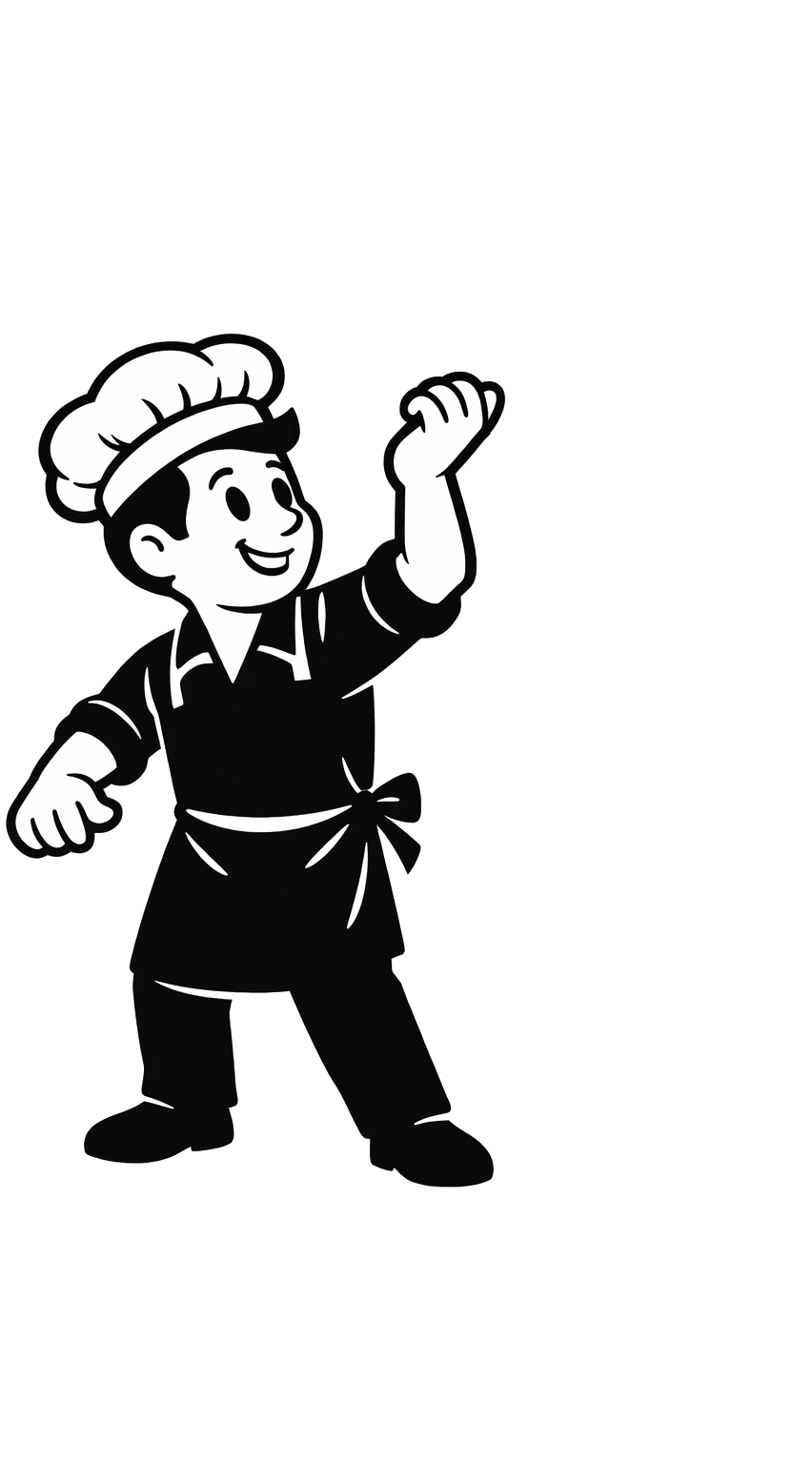 Cocinero lanzando la masa de pizza