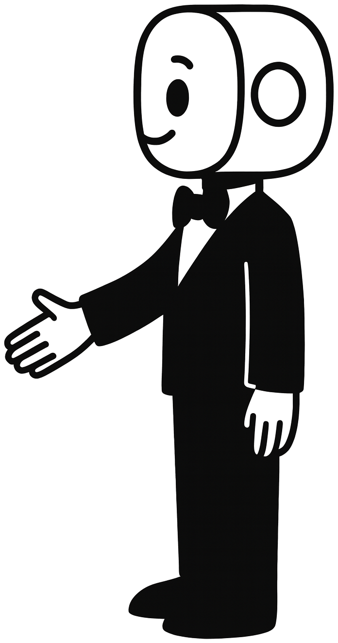 Agente de voz Vozenu ofreciendo la mano